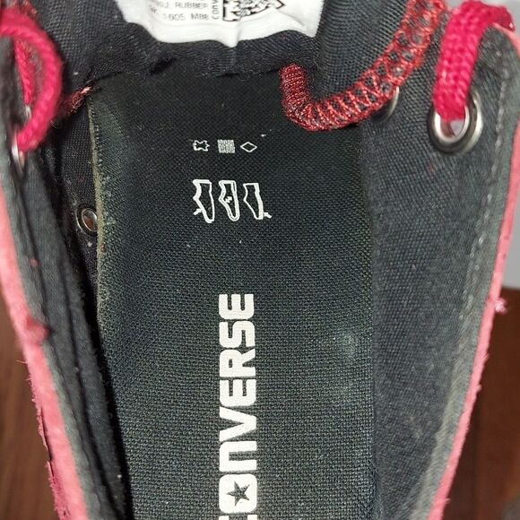 Converse Chuck Taylor All Star Lux Mid Dahlia Hidden Wedge Sneakers Sz 8 - Picture 7 of 9